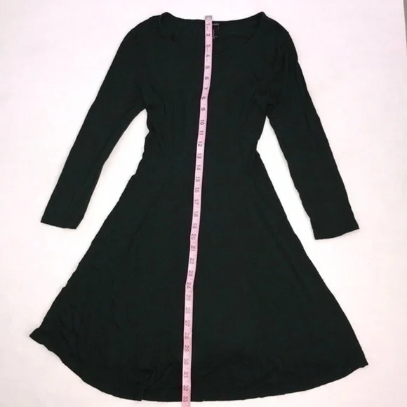 Forever 21 Green Flowy Back Tie Dress - Picture 4 of 7